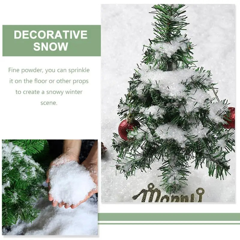 500g Artificial Snow Powder for Festive Decor - Image 13