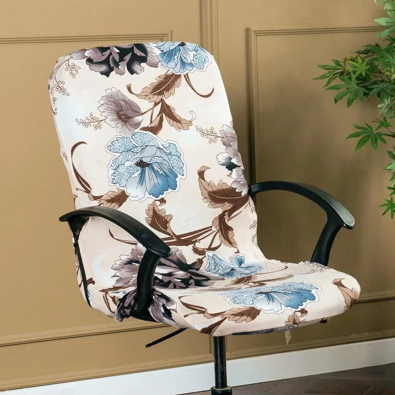 Festive Elastic Christmas Chair Cover – Anti-Slip Design - Image 56