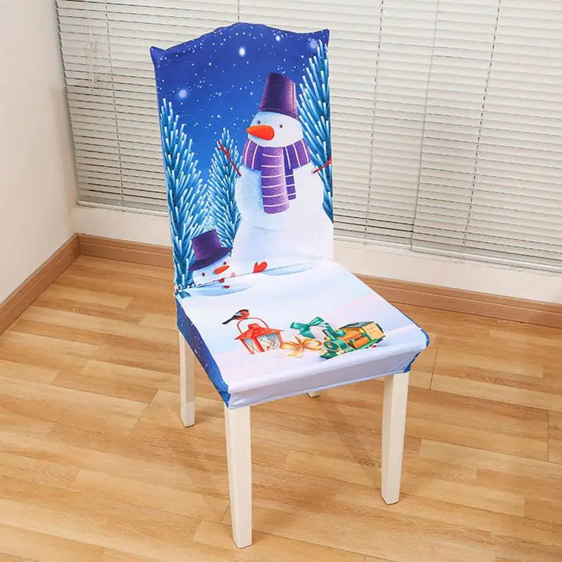 Festive Reusable Christmas Chair Covers - Soft & Stylish - Image 4