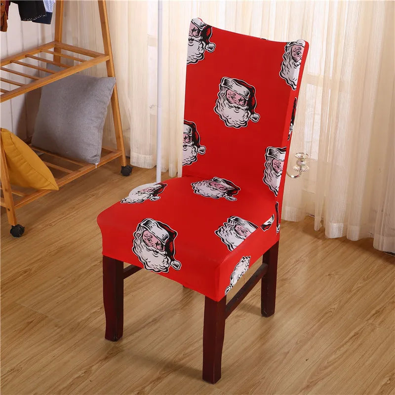 Festive Stretch Chair Covers for Holiday Dining - Image 5