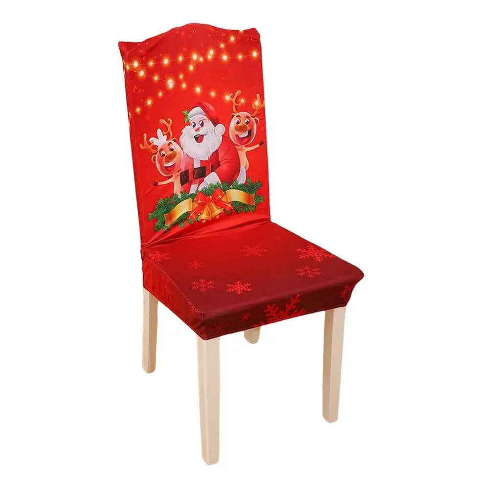 Festive Reusable Christmas Dining Chair Covers - Image 19