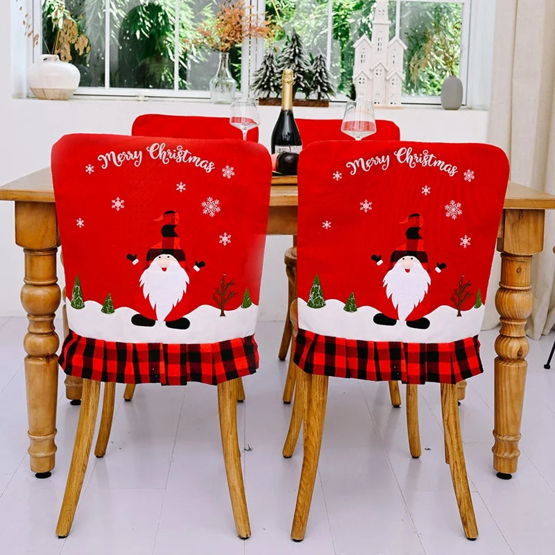 Festive Santa Hat Chair Covers - Set of 4 - Image 5