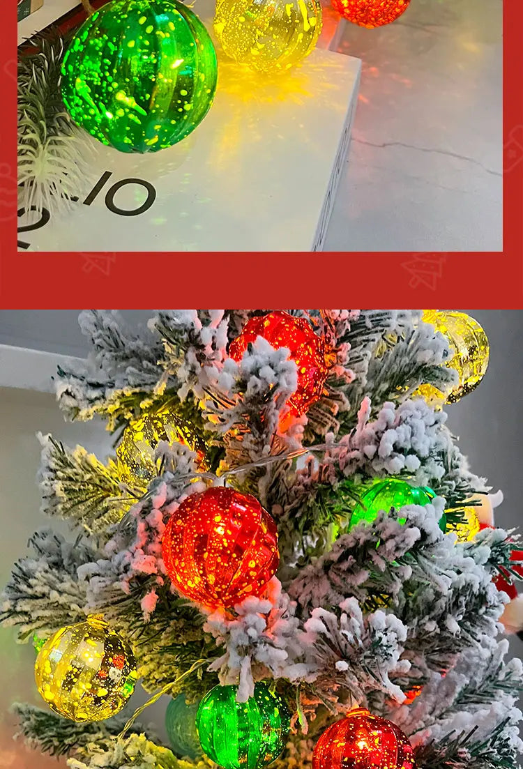 Enchanting Battery-Operated Star Snowflake LED Lights - Image 25