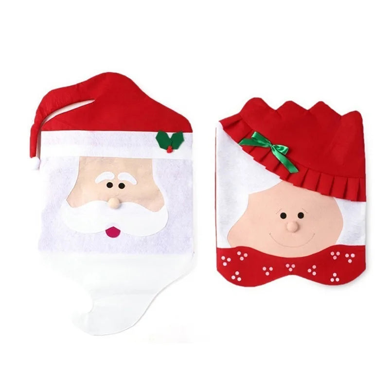 Festive Santa & Snowman Dining Chair Covers - Image 13