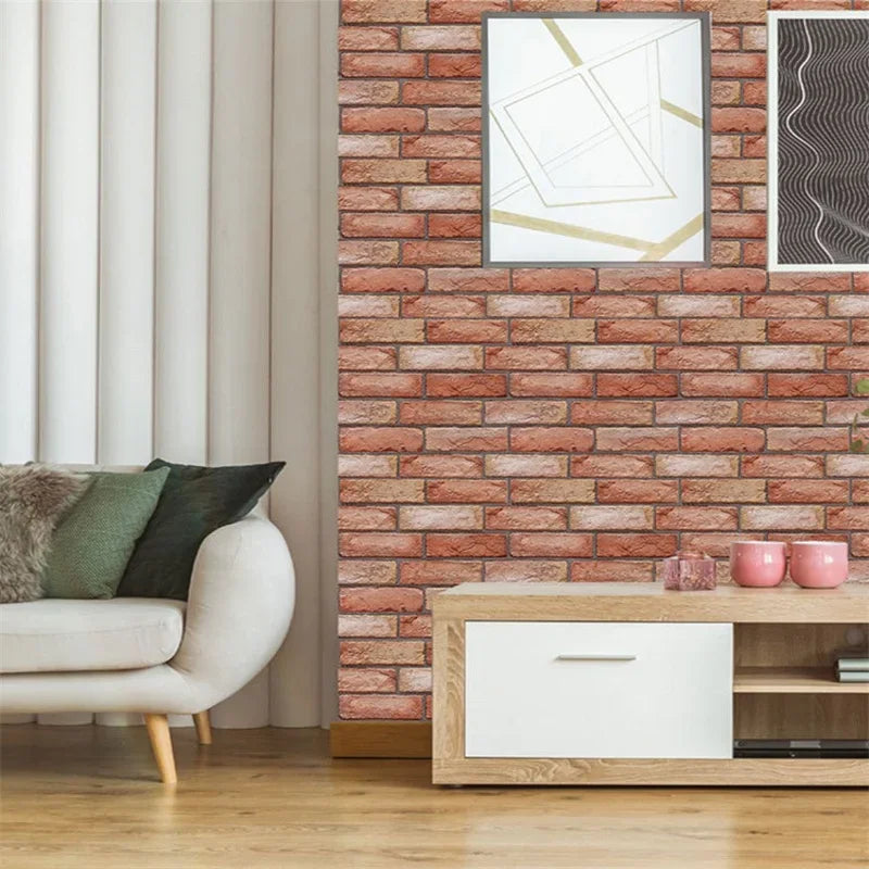 3D Brick Wall Stickers for Festive Decor - Image 15