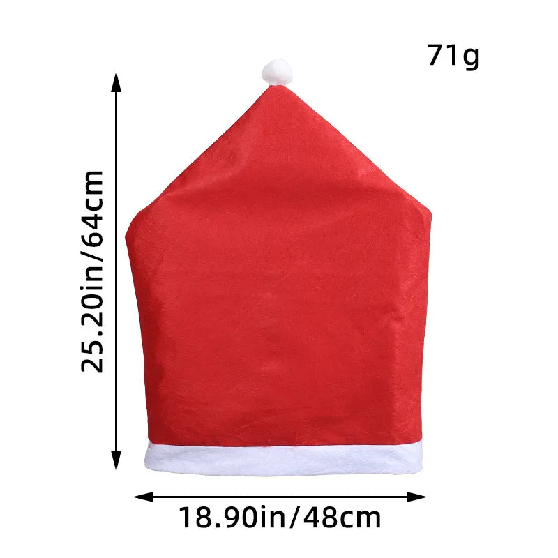 Festive Elastic Chair Covers for Christmas Gatherings - Image 7