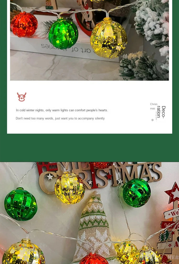 Enchanting Battery-Operated Star Snowflake LED Lights - Image 27