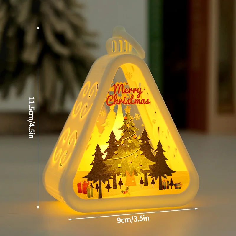 Festive Christmas Light Lanterns for Holiday Decor - Image 10