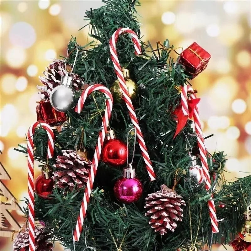 Charming Red & White Candy Cane Ornaments - Image 5