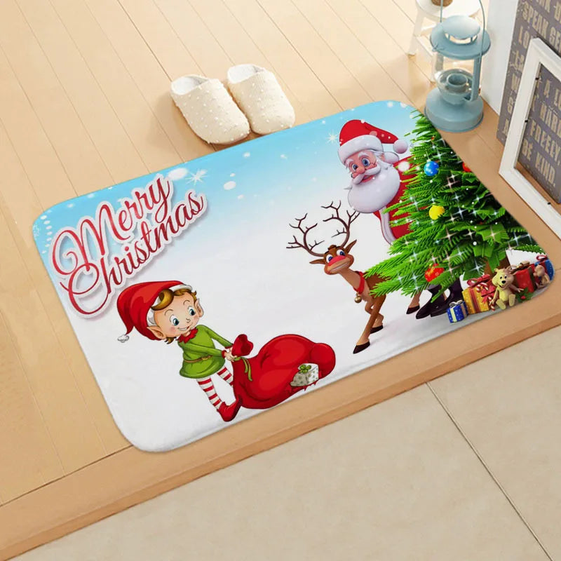 Festive Santa Claus Welcome Doormat for Christmas - Image 6