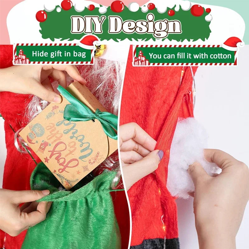 Festive Santa Climbing Wall Decoration for Christmas - Image 11