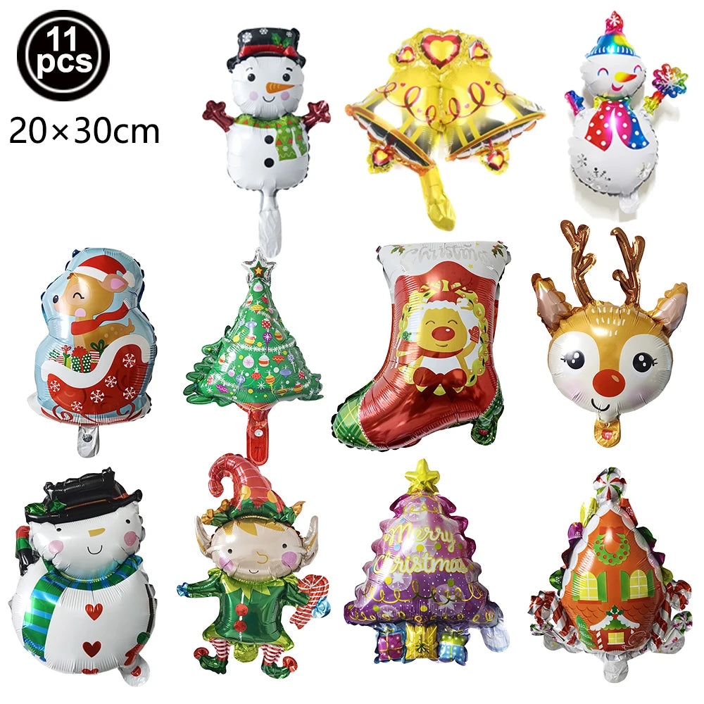 Festive Christmas Balloon Set: Snowman, Tree & Santa! - Image 13
