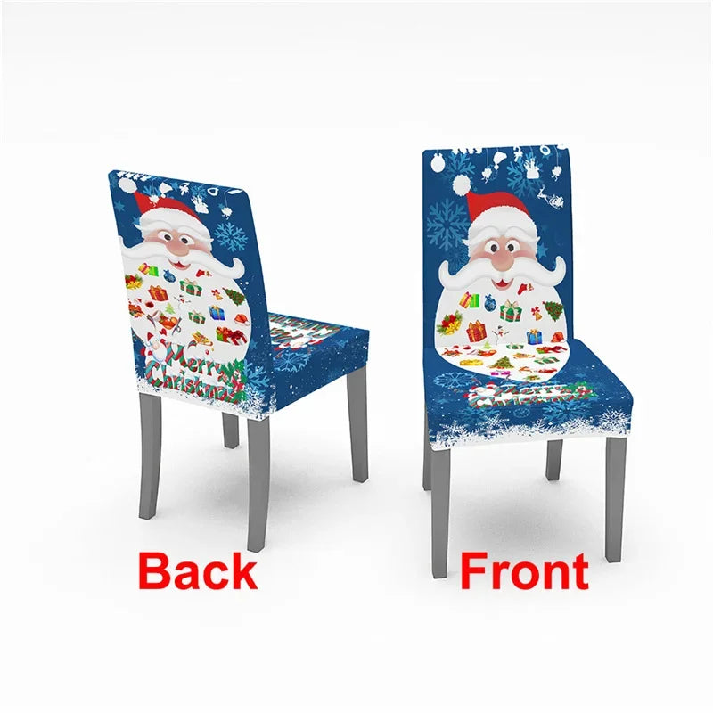 Festive Stretch Chair Covers for Holiday Dining - Image 10