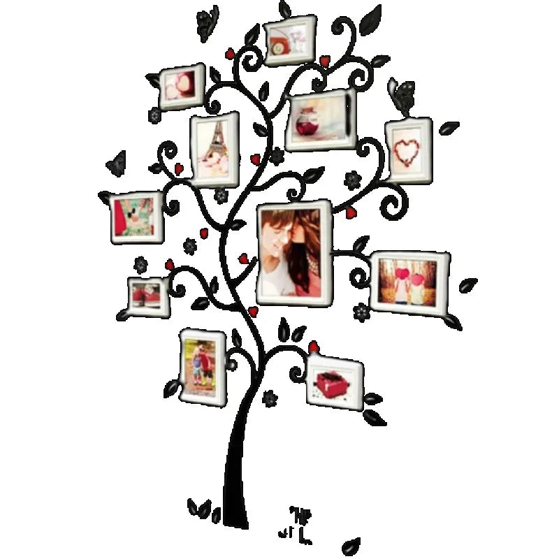 Charming Christmas Tree Mirror Wall Decals - Image 6