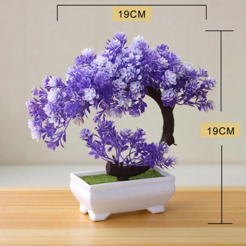 Charming Mini Sakura Snowball Potted Plant Décor - Image 6