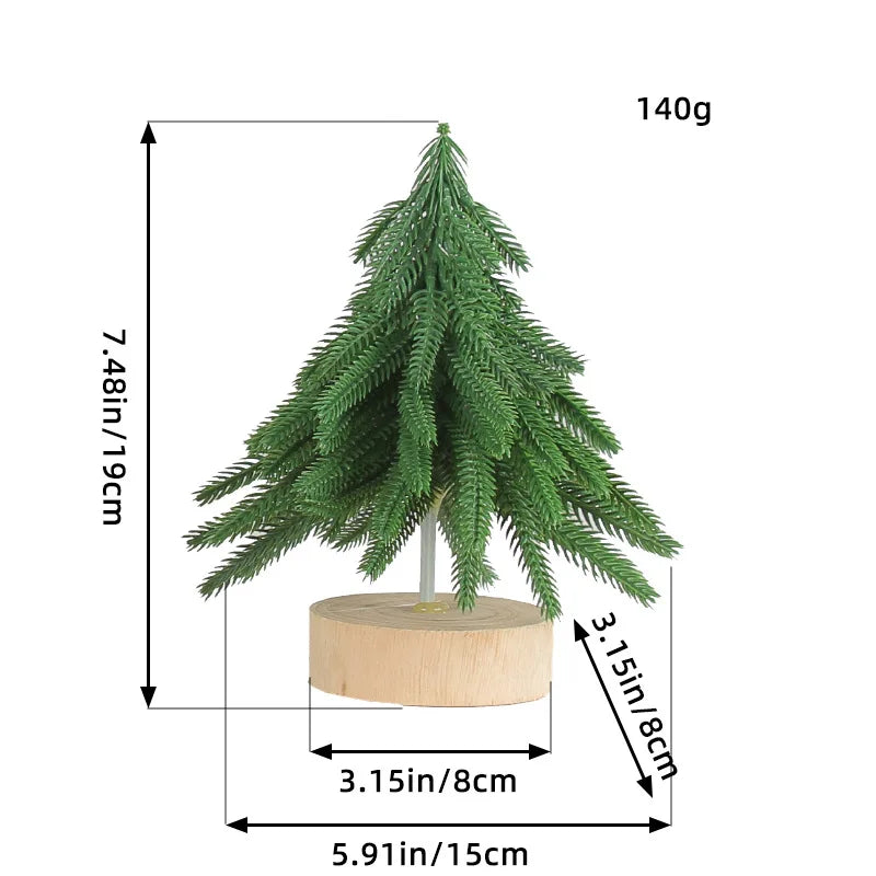 Charming Round Wooden Christmas Tree Ornaments - Image 18