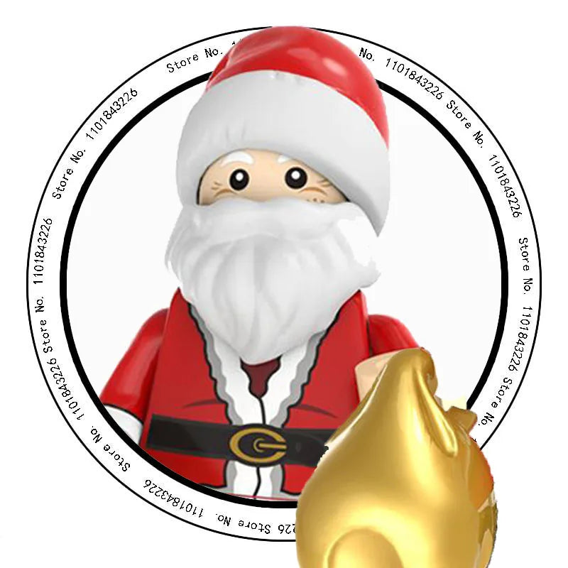 Christmas Mini Building Blocks: Santa & Reindeer Gifts - Image 7