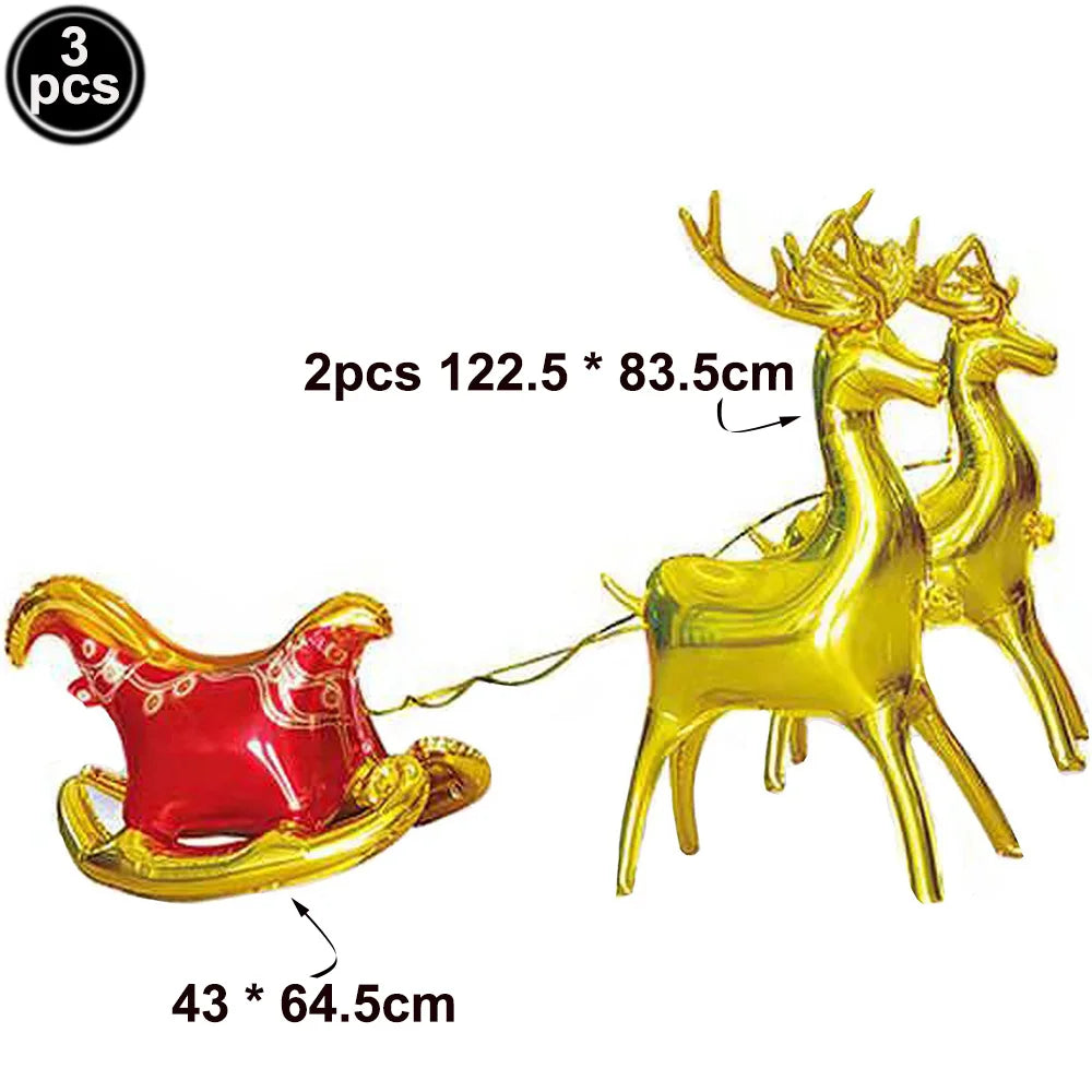 Festive Christmas Balloon Set: Snowman, Tree & Santa! - Image 5