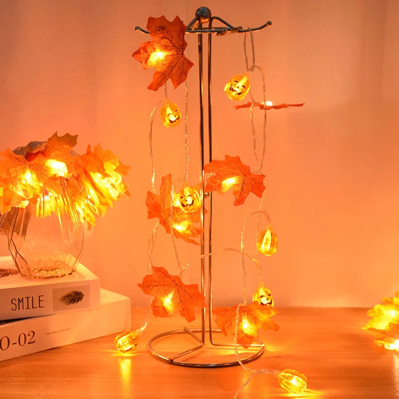 20LED Maple Leaf Fairy Lights for Festive Decor - Image 18