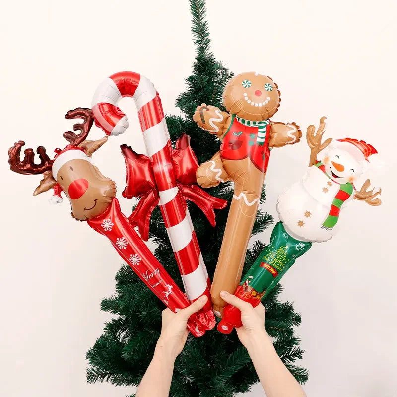 Festive Foil Balloons Set for Holiday Cheer