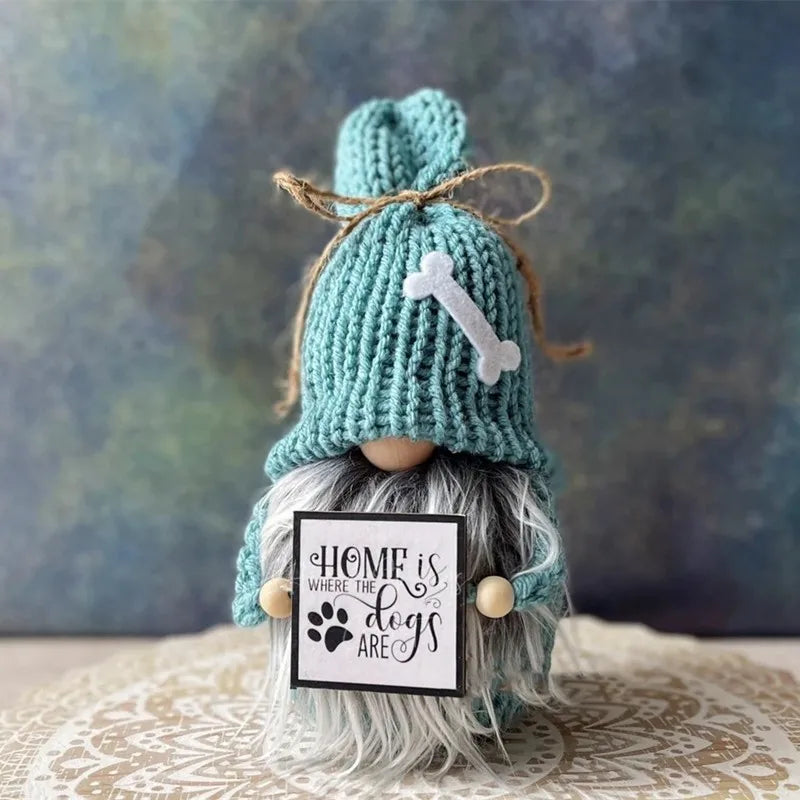 Adorable Faceless Santa Gnome Plush Ornament - Image 16