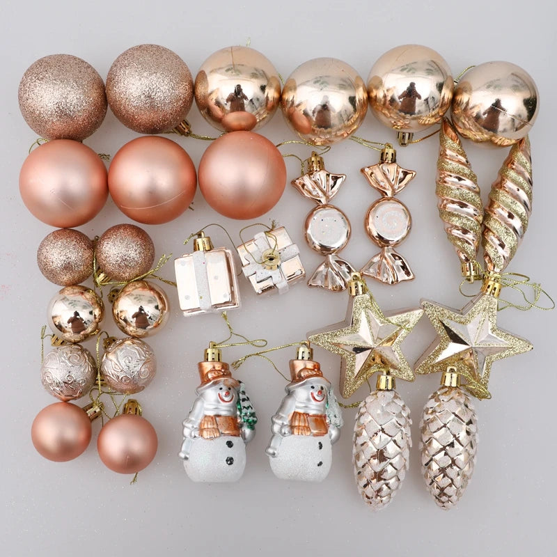 Charming Red Candy Cane Christmas Tree Ornaments Set - Image 11