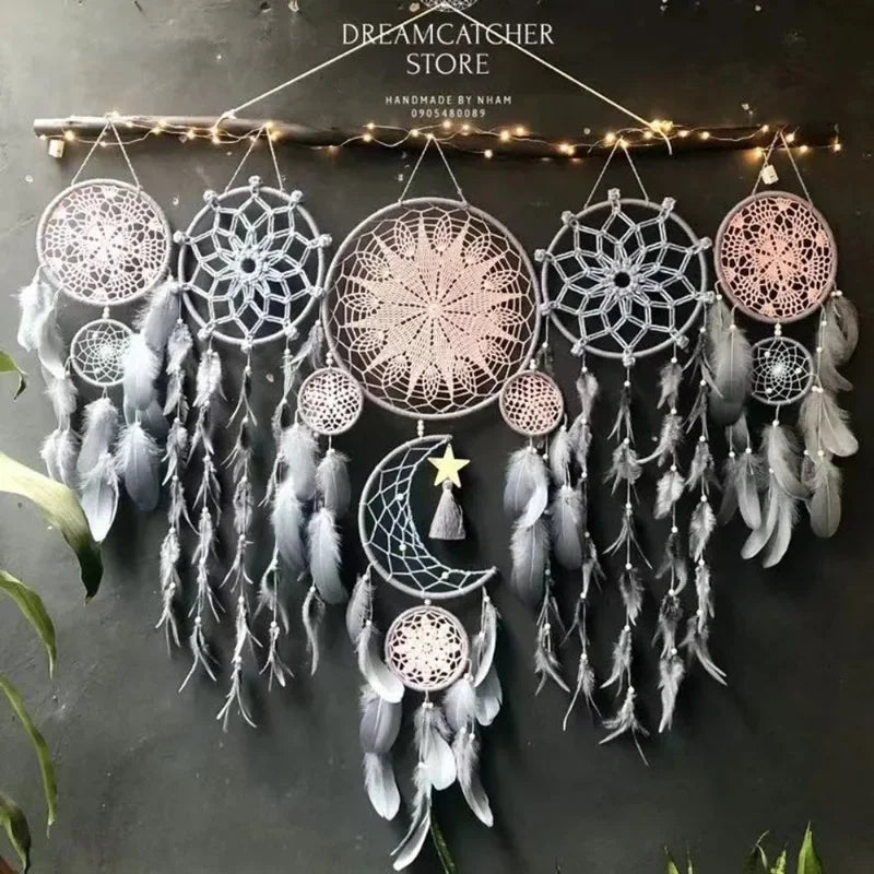 5-Piece Boho Dream Catcher Set for Christmas - Image 5