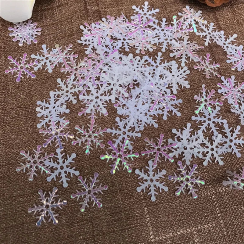 200/300pcs White Snowflake Christmas Tree Ornaments - Image 15