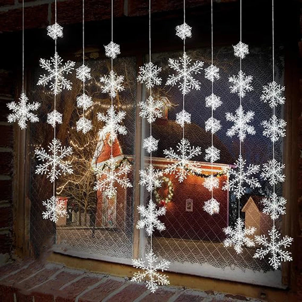 Sparkling Snowflake Ornaments for Festive Decor