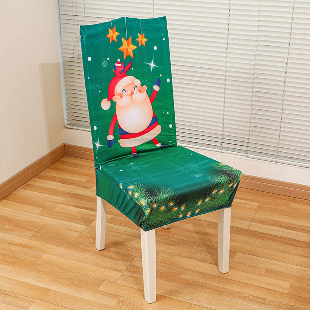 Festive Stretch Christmas Chair Covers - Perfect Decor! - Image 11