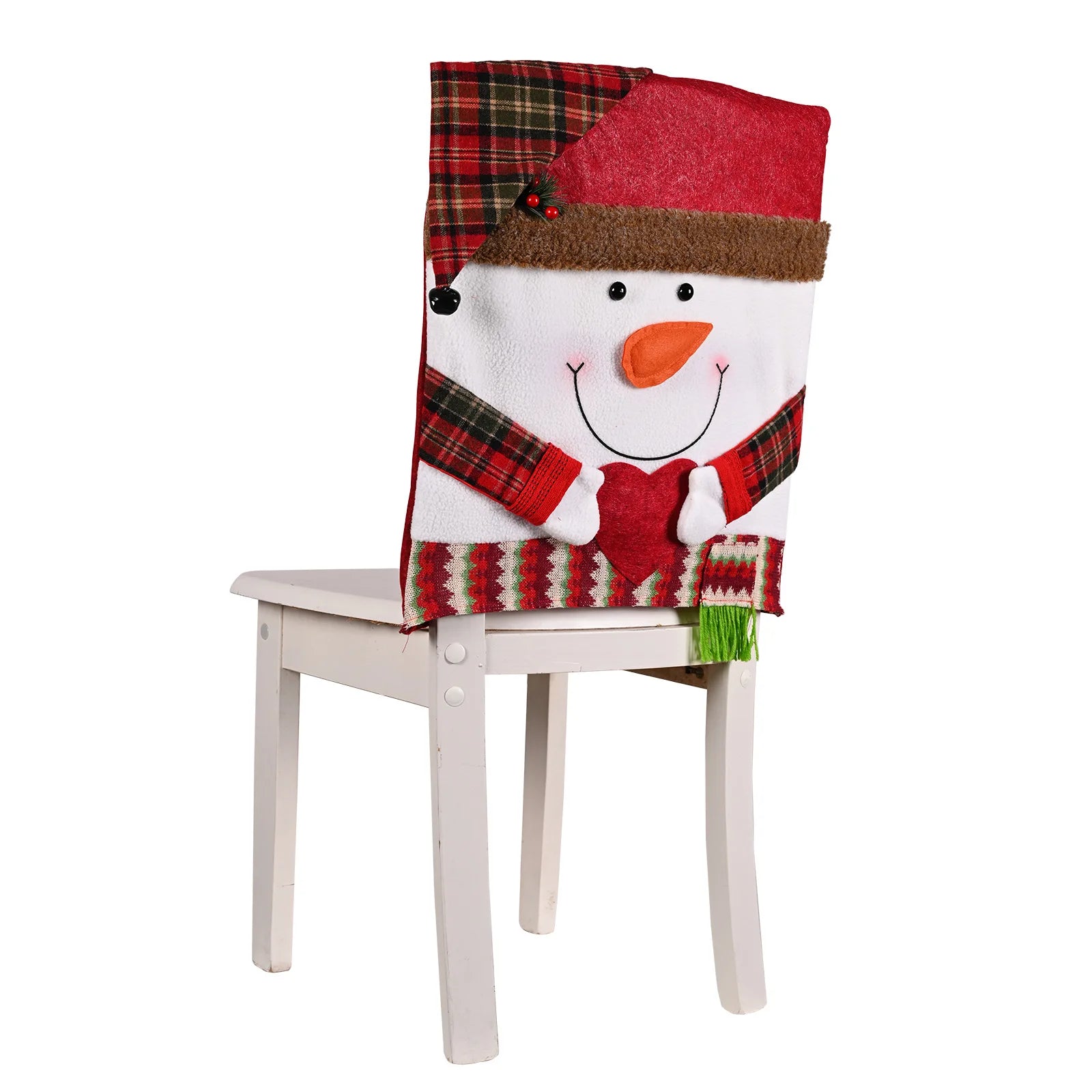 Festive Christmas Chair & Stool Decoration Set - Image 4