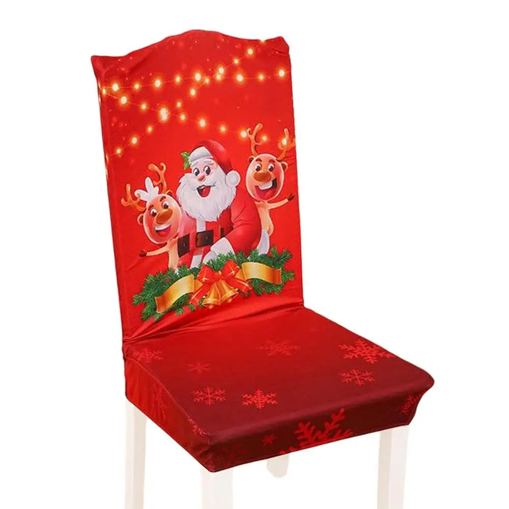 Festive Reusable Christmas Chair Covers - Soft & Stylish - Image 6