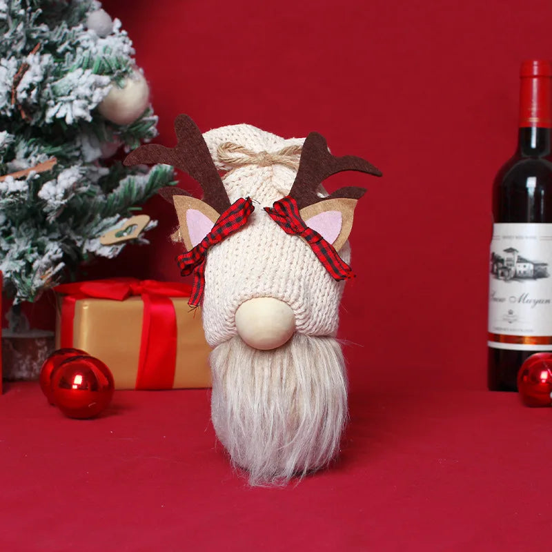 Adorable Faceless Santa Gnome Plush Ornament - Image 22