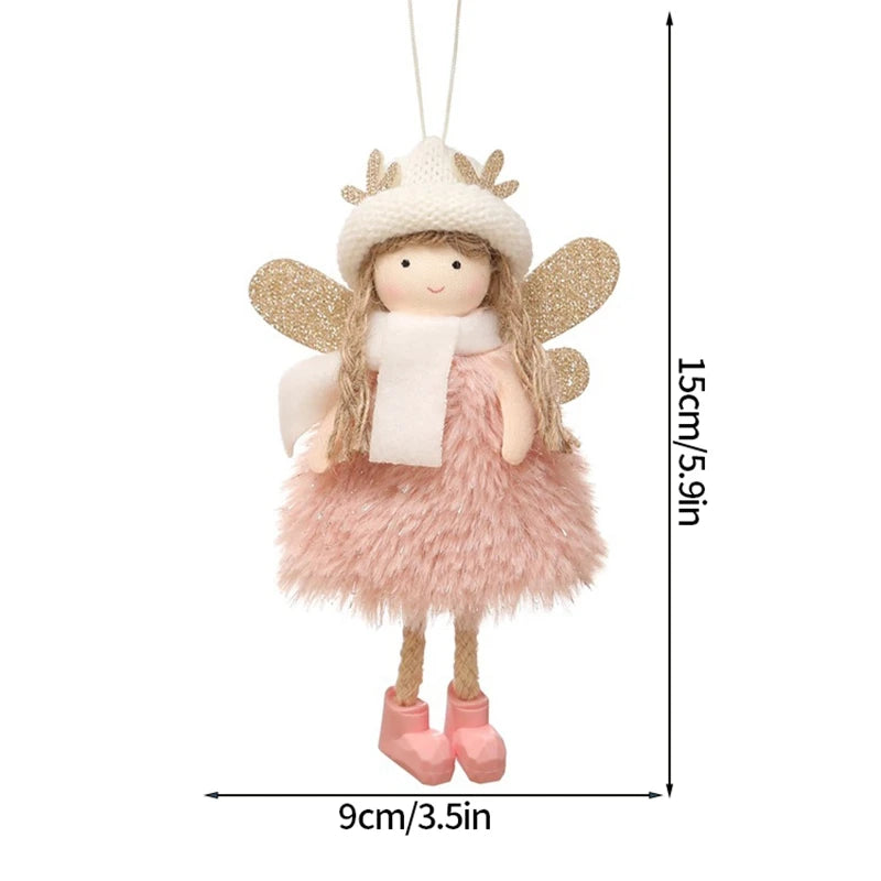 Charming Christmas Angel Doll Hanging Ornament - Image 13