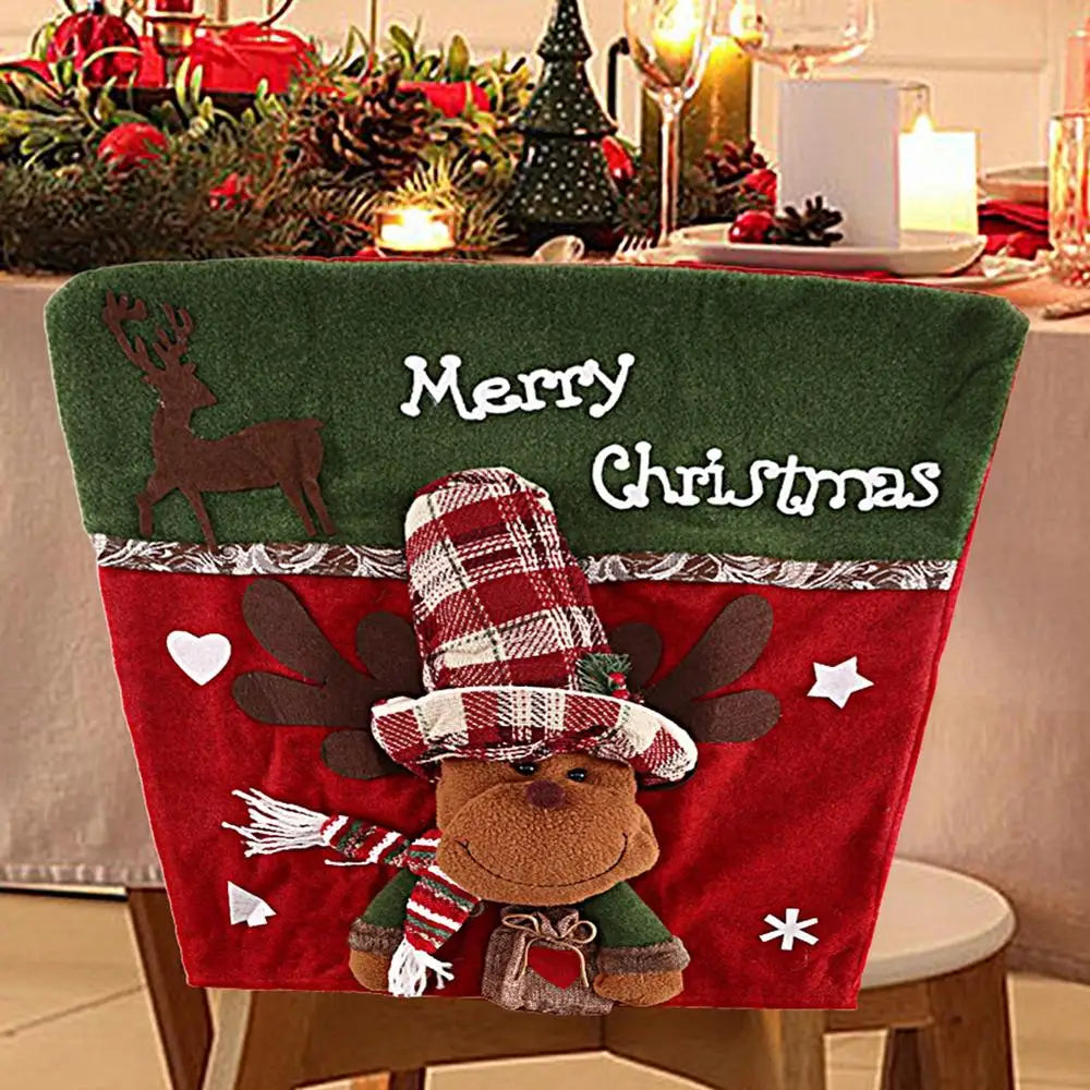 Festive 3D Doll Chair Covers for Christmas - Image 12