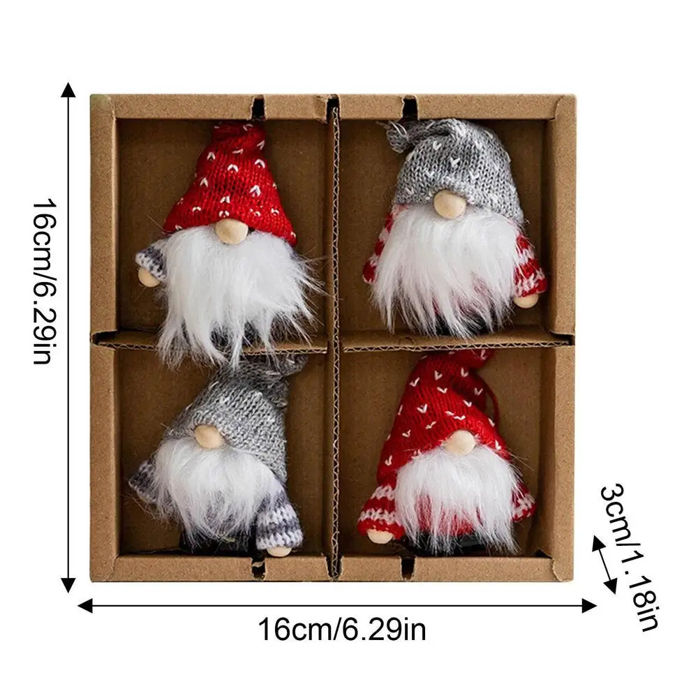Colorful Santa Gnome Ornaments for Christmas Cheer - Image 2