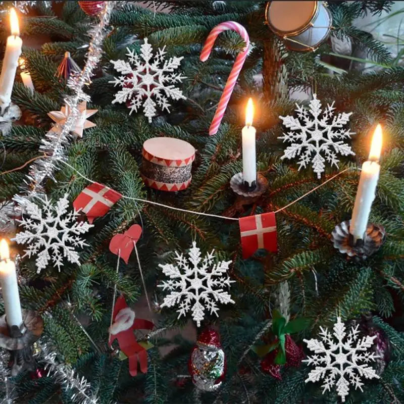 24pcs Snowflakes for Festive Holiday Decor - Image 24