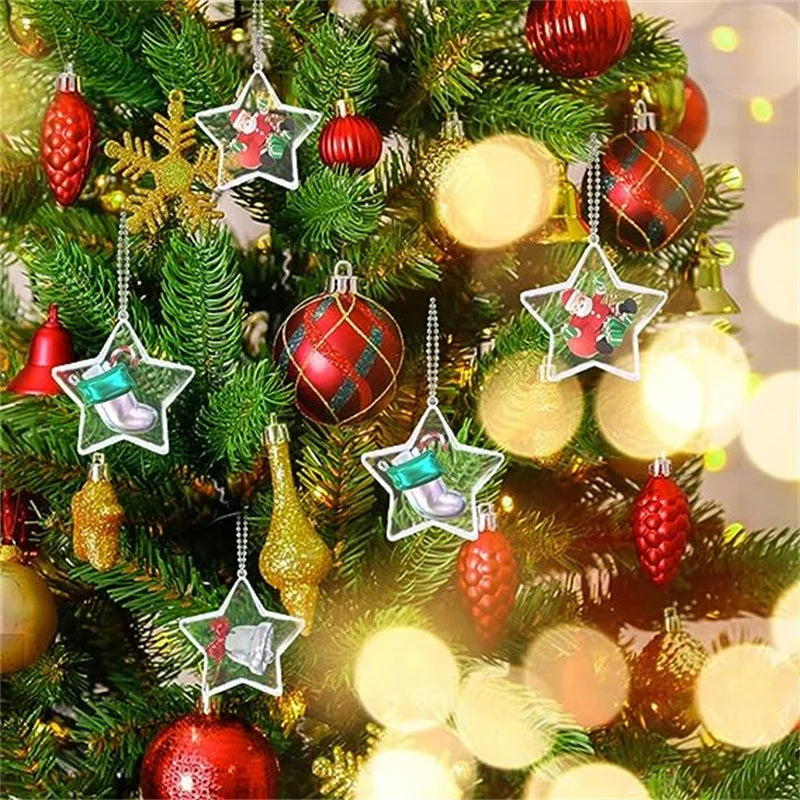 DIY Clear Plastic Fillable Christmas Ornaments - Image 3
