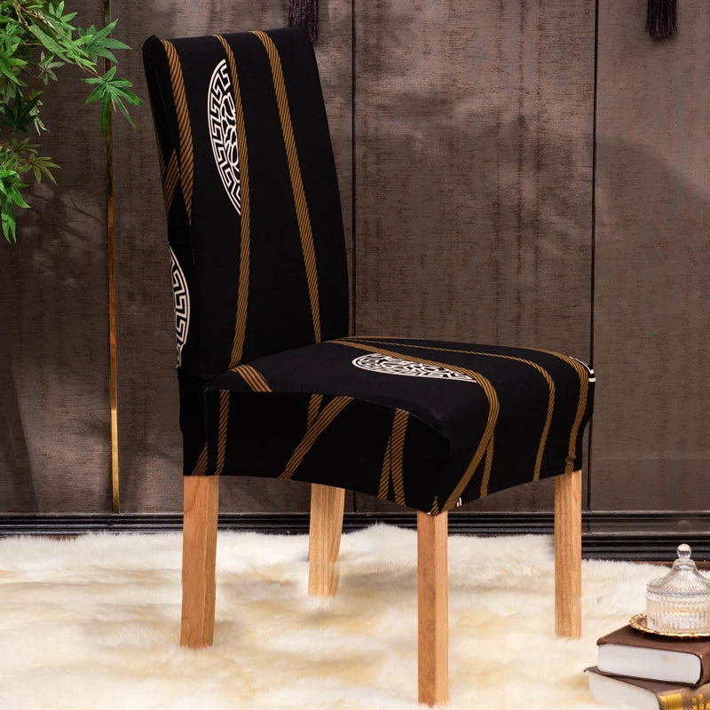 Festive Stretch Chair Covers for Holiday Dining - Image 18