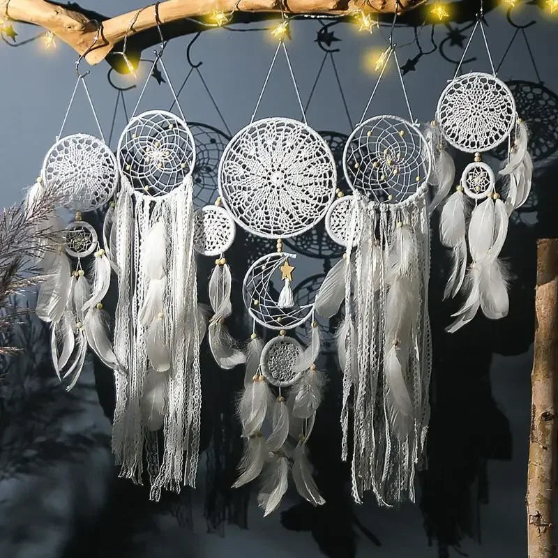 5-Piece Boho Dream Catcher Set for Christmas - Image 3