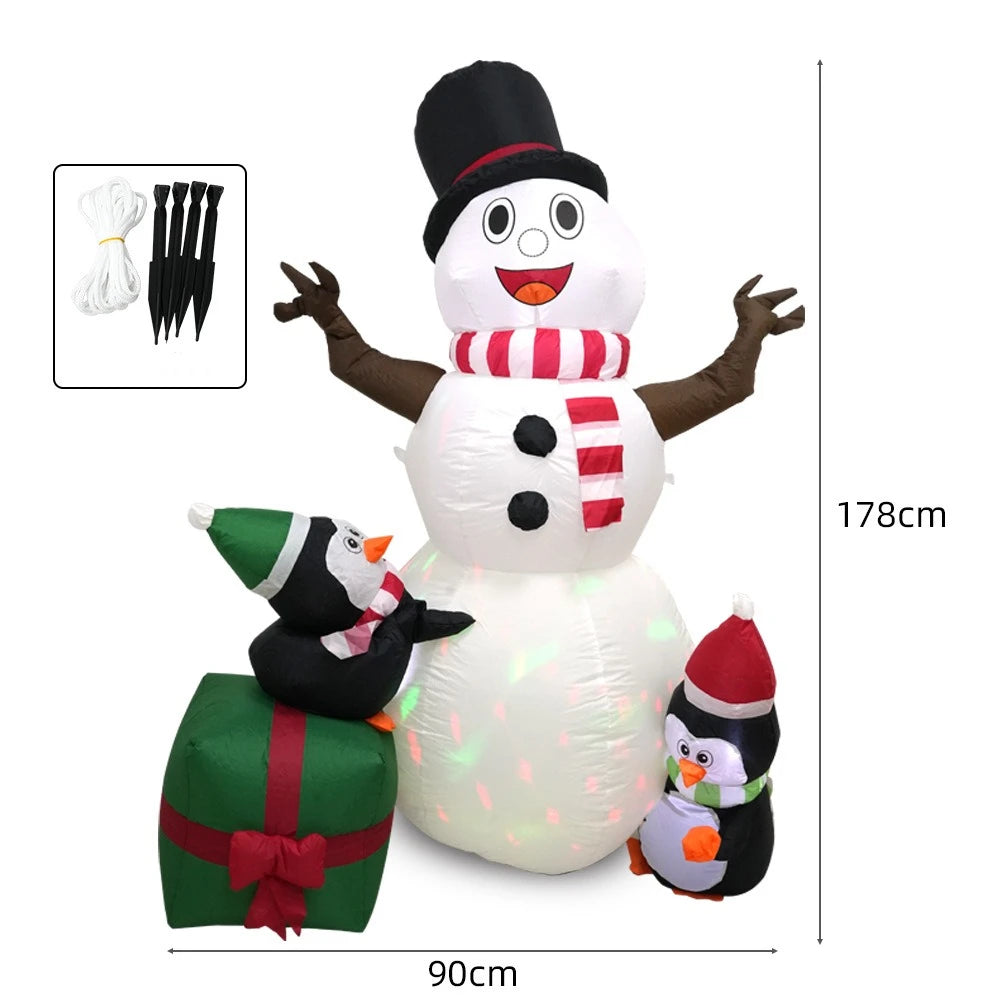 Vibrant LED Inflatable Christmas Yard Decorations - Image 6