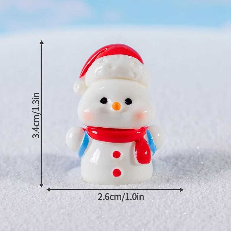 Charming Mini Santa Snowman Christmas Ornaments - Image 11