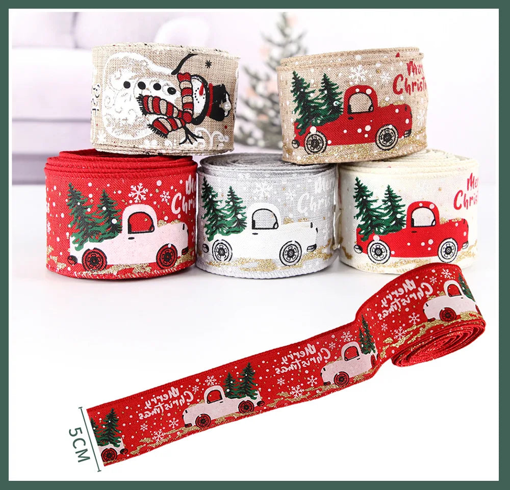 Festive Burlap Christmas Ribbon for Beautiful Gift Wrapping - Image 16