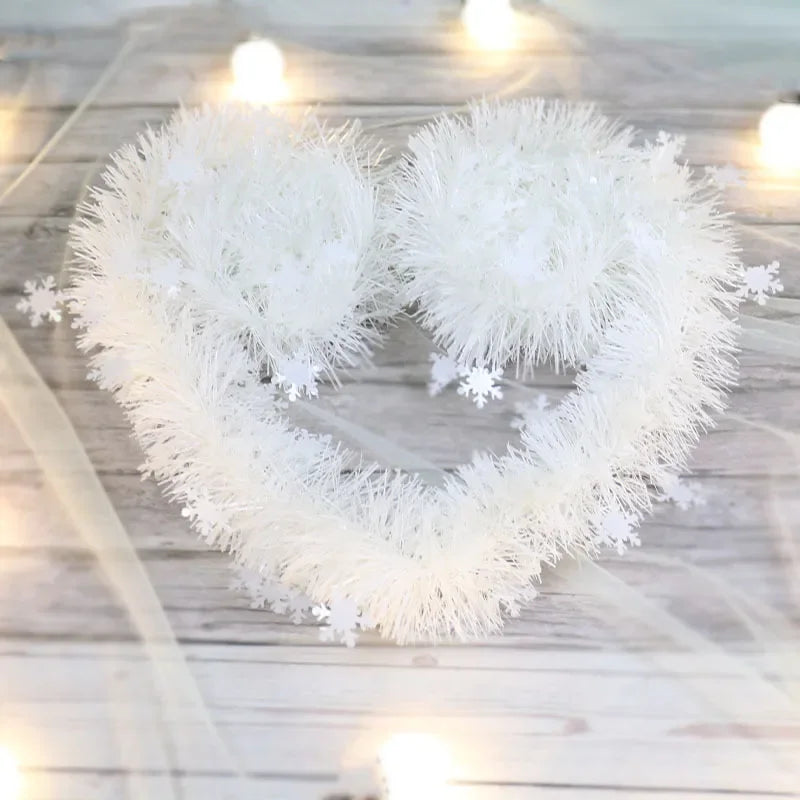 Snowflake Ribbon Garland for Festive Holiday Decor - Image 6