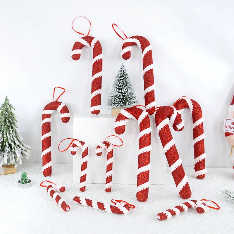 Charming Red & White Candy Cane Ornaments - Image 13