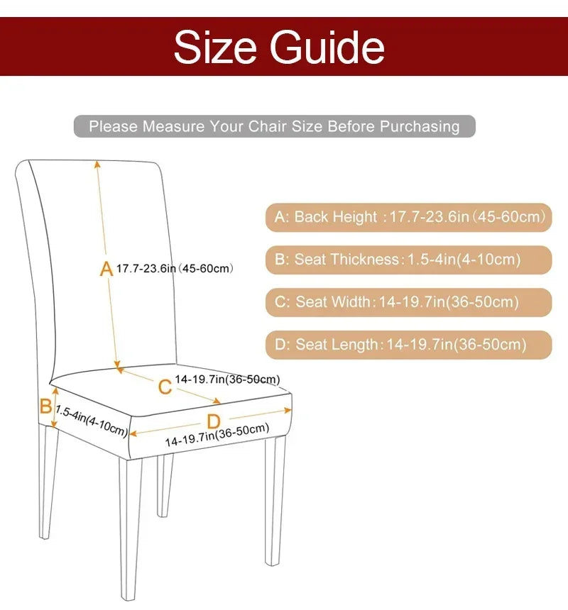Festive Stretch Chair Covers for Christmas Dining - Image 14