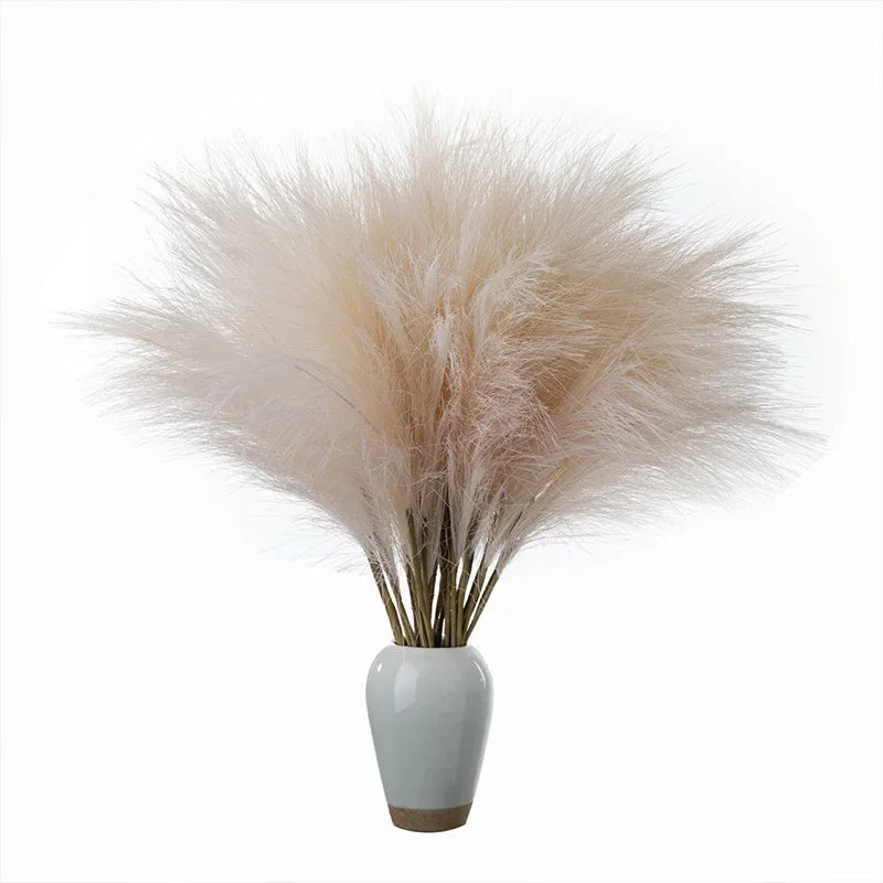 10 Pcs Blue Pampas Grass for Christmas Decor - Image 7