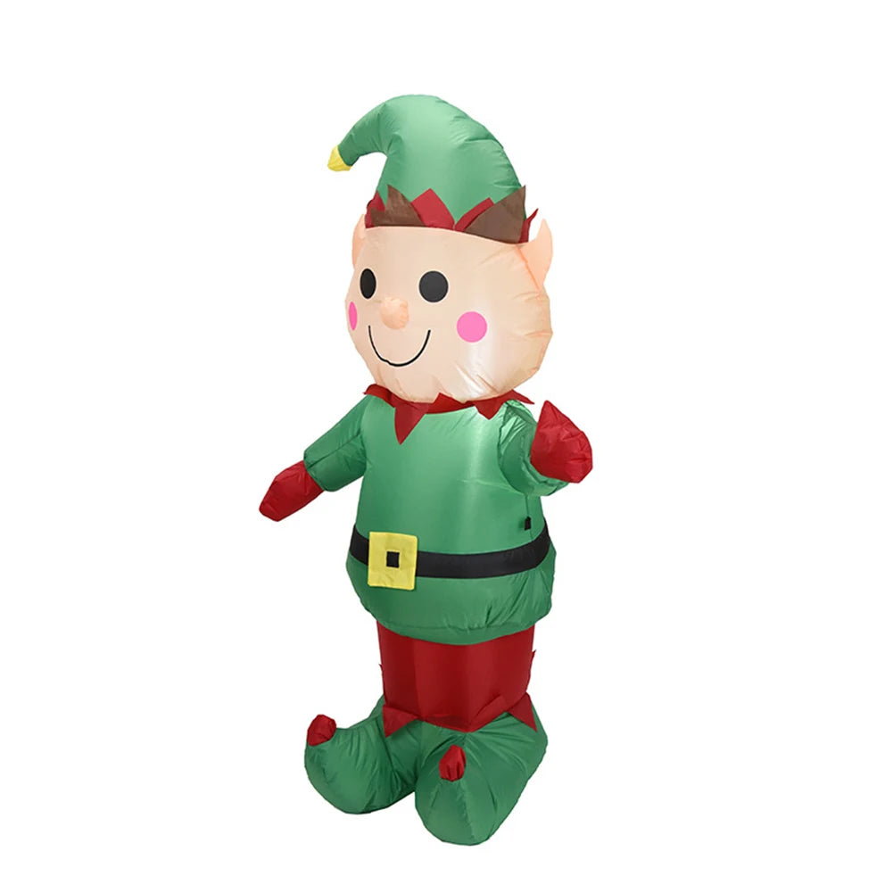 Giant Inflatable Elf with LED Lights for Christmas - Image 11