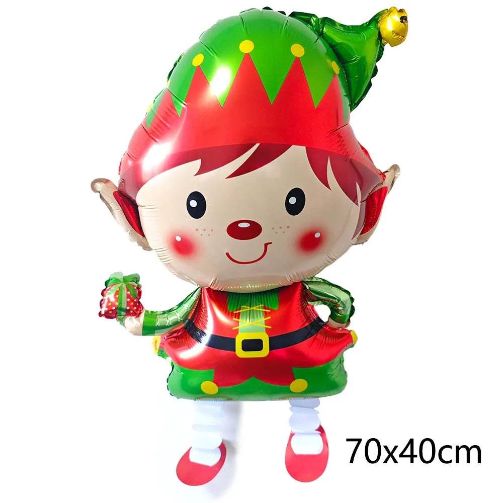 Cheerful Christmas Foil Balloons for Festive Decor - Image 46
