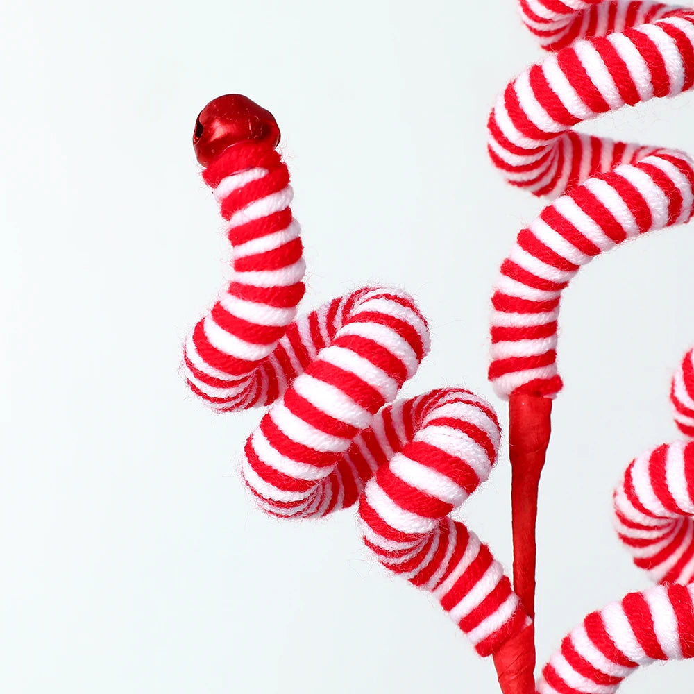 Red & White Bell Candy Christmas Ornaments - Image 8